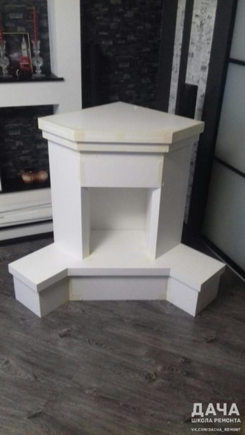 Мы создаем декоративный камин своими руками. 05