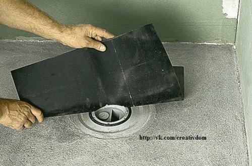 Душевая без поддона. 07 Душевая без поддона. 07