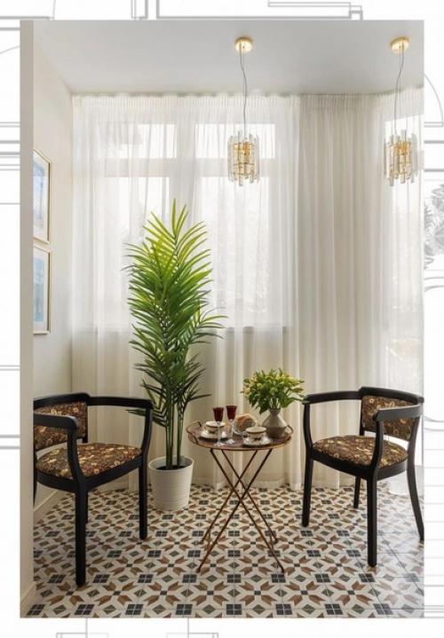 Яркая квартира.  Очень красиво! 02