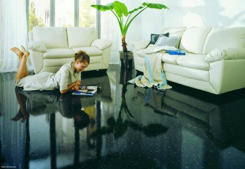 Наливной пол. Речь в статье пойдет о наливном покрытии, которое часто называют Жидкий Линолеум. 03