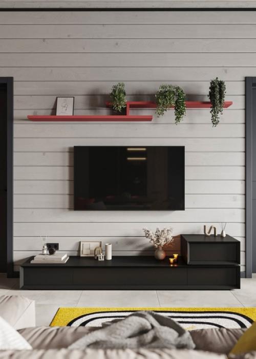 Дизайн - проект дома с яркими акцентами. 05