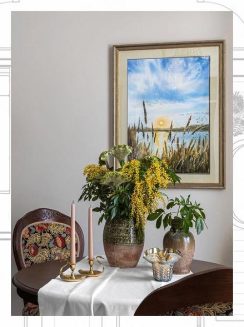 Яркая квартира.  Очень красиво! 03