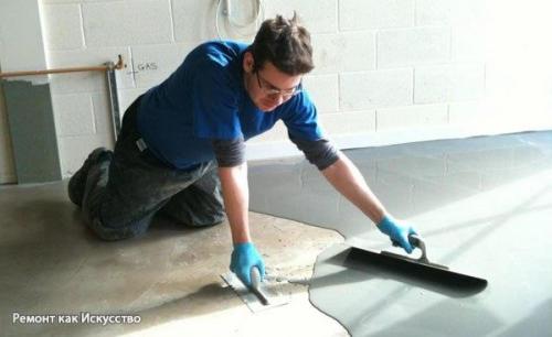 Наливной пол. Речь в статье пойдет о наливном покрытии, которое часто называют Жидкий Линолеум. 04