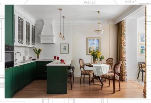 Яркая квартира.  Очень красиво! 01