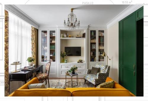 Яркая квартира.  Очень красиво! 04