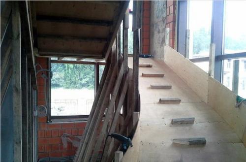 Монолитная лестница своими руками. 03 Монолитная лестница своими руками. 03