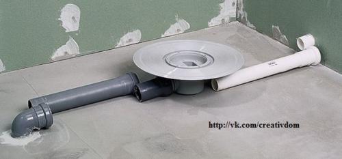 Душевая без поддона. 01 Душевая без поддона. 01