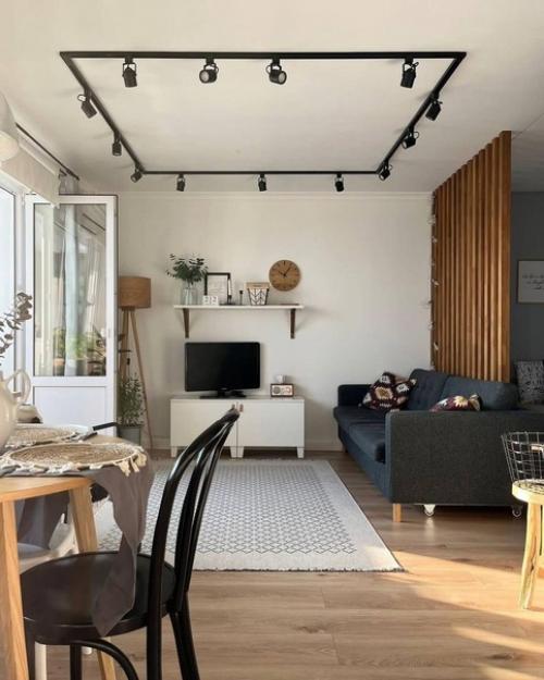 Квартира с несколькими видами зонирования. 01