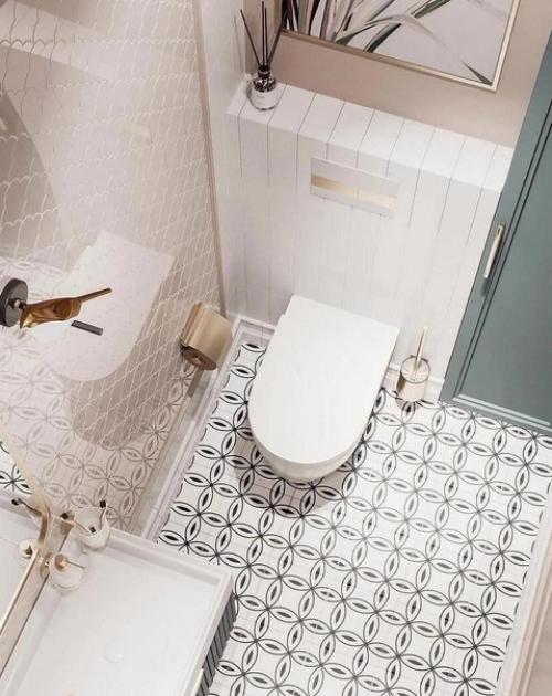 Как оформить ванную комнату светлых тонах. 04