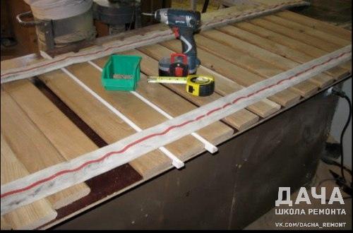 Рулонная деревянная дорожка. 01