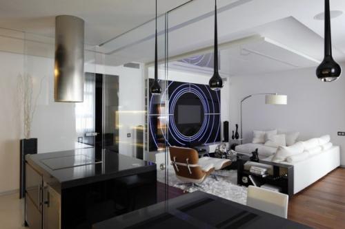 Основные характеристики хай - тека в интерьере: 07