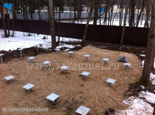 В представленной статье экологично решается проблема возведения фундаментов в условиях лесопосадки. 02 В представленной статье экологично решается проблема возведения фундаментов в условиях лесопосадки. 02