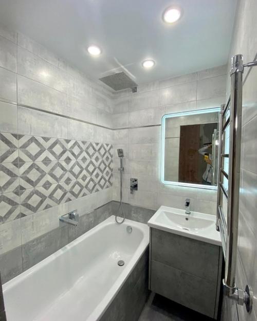 Небольшая ванная комната после капитального ремонта. 07