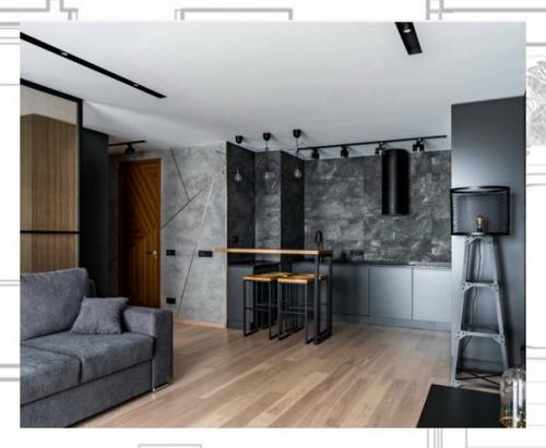 Типичная современная холостяцкая квартира. 02