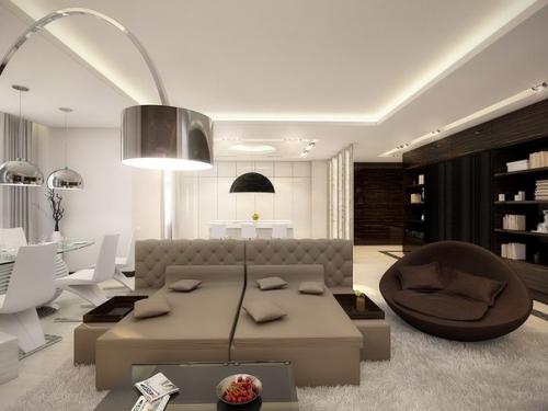 Основные характеристики хай - тека в интерьере: 03