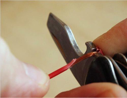 Как правильно зачистить провод. 02