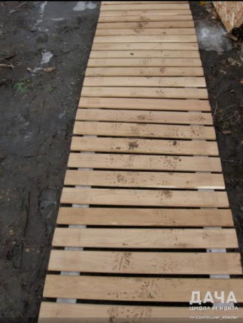 Рулонная деревянная дорожка. 02