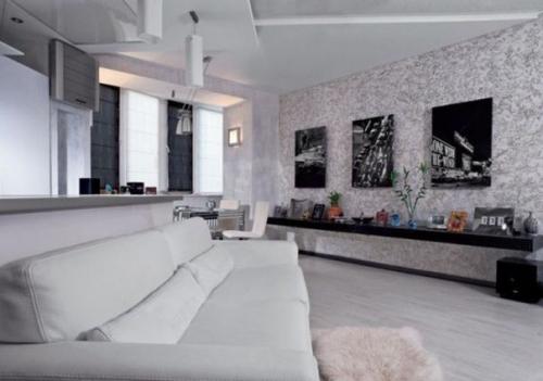 Основные характеристики хай - тека в интерьере: 01