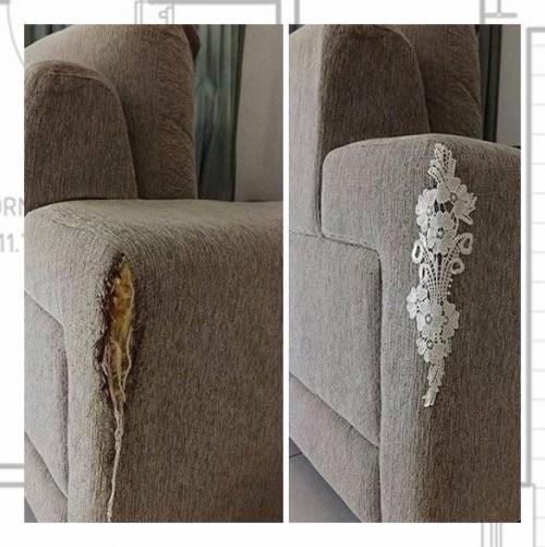 Как защитить мягкую мебель от острых коготков невоспитанного кота? 06