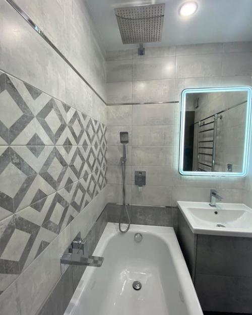 Небольшая ванная комната после капитального ремонта. 05