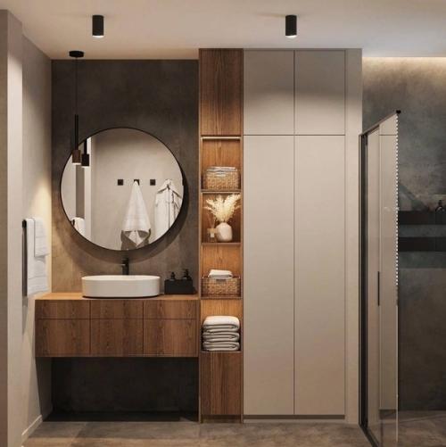 Сдержанный и контрастный интерьер дома с кучей важных и продуманных деталей. 09