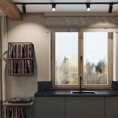 Сдержанный и контрастный интерьер дома с кучей важных и продуманных деталей. 04