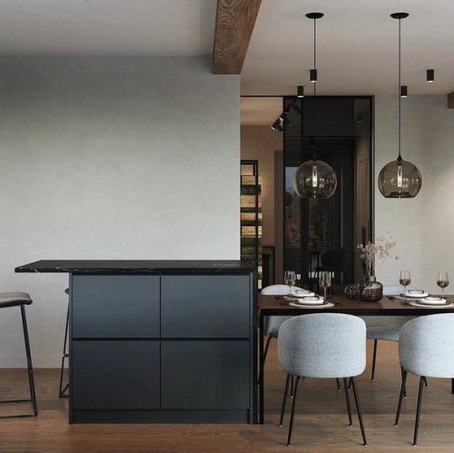 Сдержанный и контрастный интерьер дома с кучей важных и продуманных деталей. 03