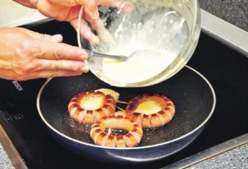 Яйцо в сосиске. Ингредиенты. 04 Яйцо в сосиске. Ингредиенты. 04