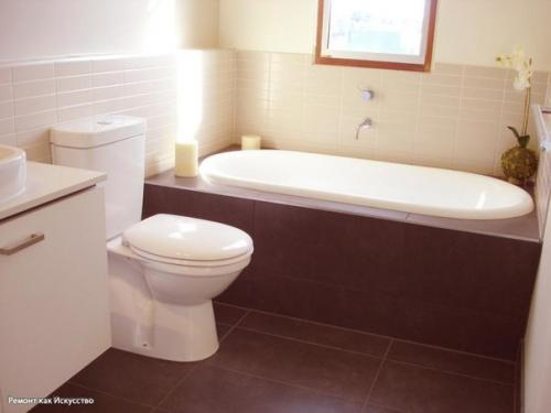 Объединение ванной и туалета. 01