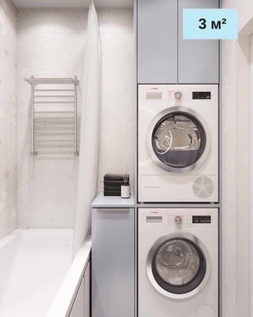 Варианты небольшого санузла. 07