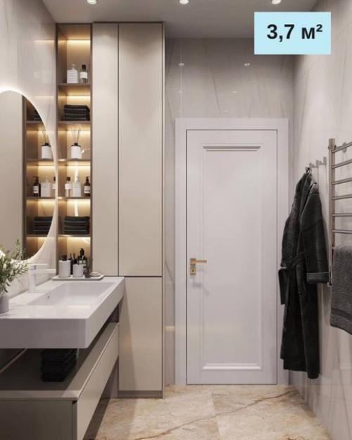 Варианты небольшого санузла. 03