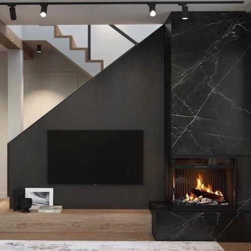 Сдержанный и контрастный интерьер дома с кучей важных и продуманных деталей. 08