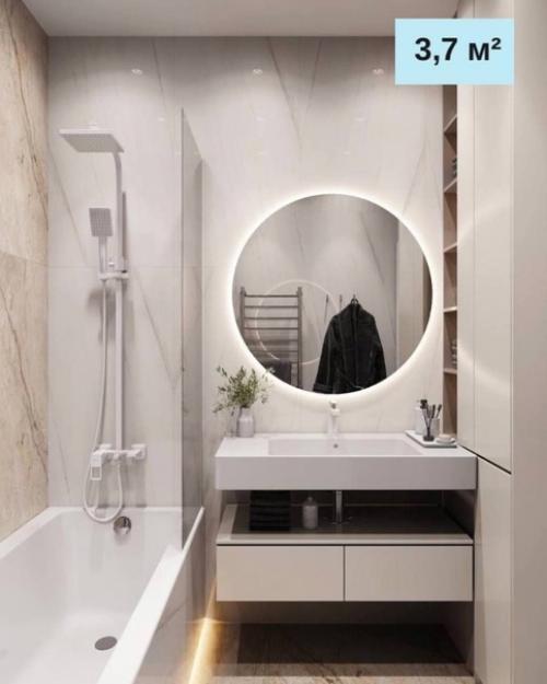 Варианты небольшого санузла. 02