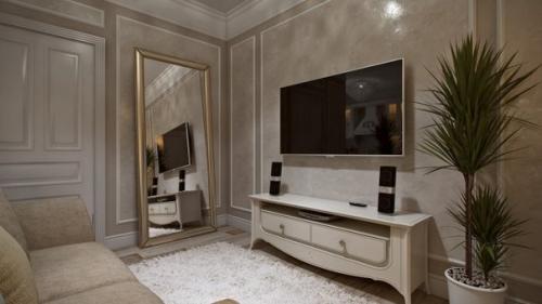 Дизайн интерьера квартиры в классическом стиле, общей площадью 42 кв. 04