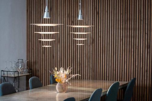 Небольшая подборка интерьеров с использованием реечных панелей. 01