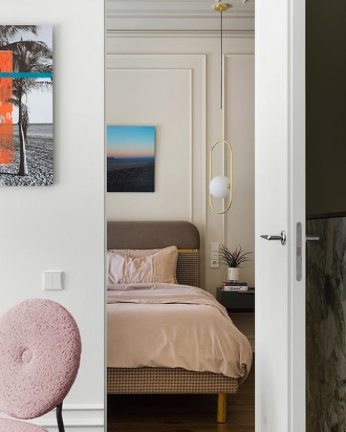 Квартира - новостройка.  Максимально функциональная и одновременно с французским шармом. 01