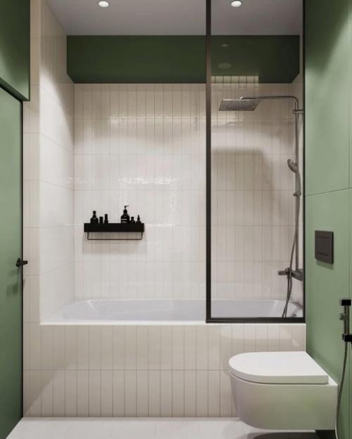 Школа ремонта.  Визуализация ванной комнаты. 04