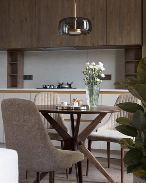 Интерьер квартиры площадью 80 квадратных метров в доме, построенном в 1954 году. 02