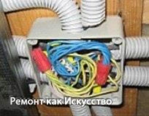 Электромонтажные работы. Соединение проводов в распределительной коробке. 04 Электромонтажные работы. Соединение проводов в распределительной коробке. 04