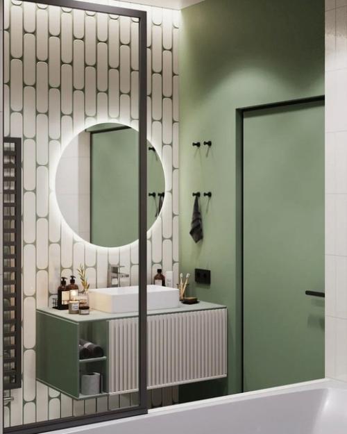 Школа ремонта.  Визуализация ванной комнаты. 05