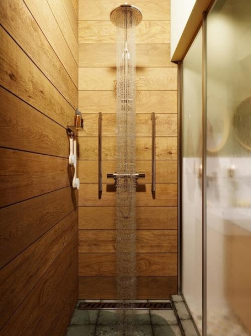 Трехкомнатная квартира с окном в ванной и кухонным островом. 07