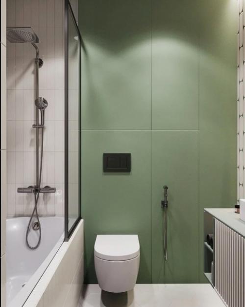 Школа ремонта.  Визуализация ванной комнаты. 03