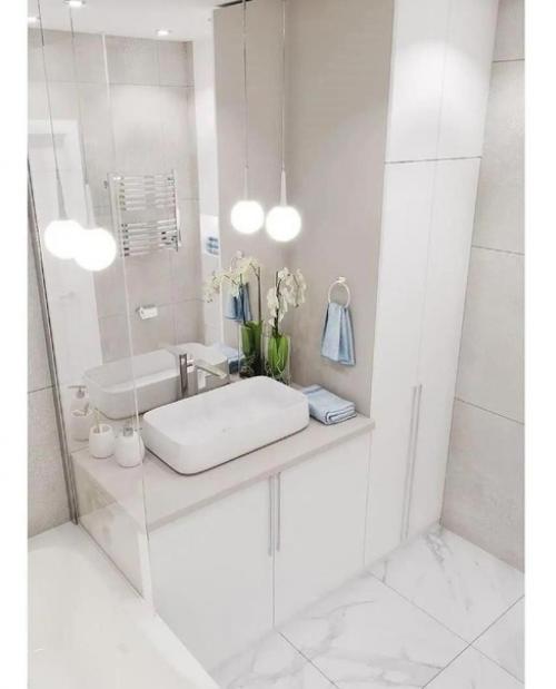 Белоснежная квартира. Стильная. 01