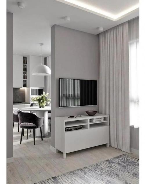 Белоснежная квартира. Стильная. 05