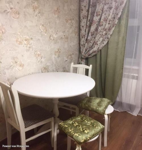 14 кв.  м. стол и стулья сами сделали. 03