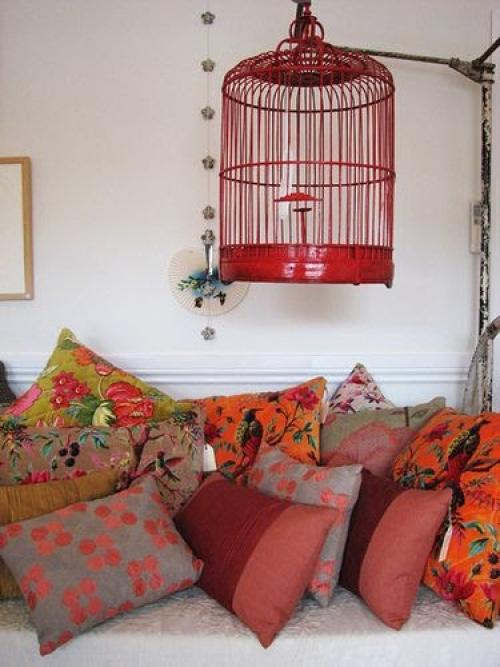 Декоративная клетка - любопытное дизайнерское решение для современного интерьера. 02