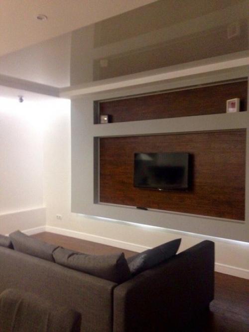 Идея короба под телевизор, своими руками. 04