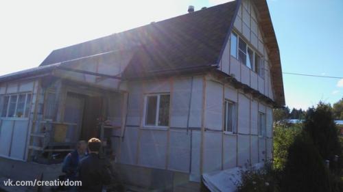 Отделка дома из бруса. 01