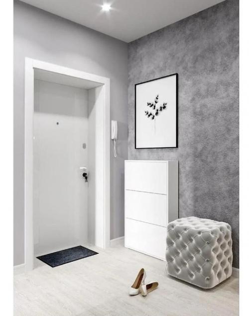 Белоснежная квартира. Стильная. 08