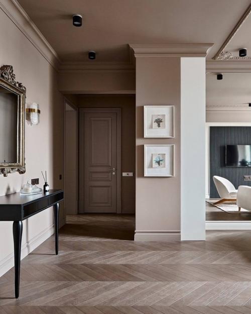 Интерьер квартиры площадью 80 квадратных метров в доме, построенном в 1954 году. 04